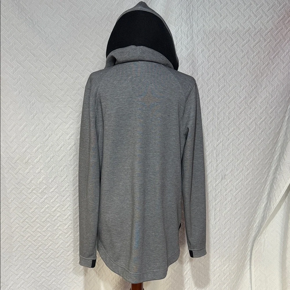 Nike Men's Charcoal Gray Hooded Jacket - Picture 4 of 5